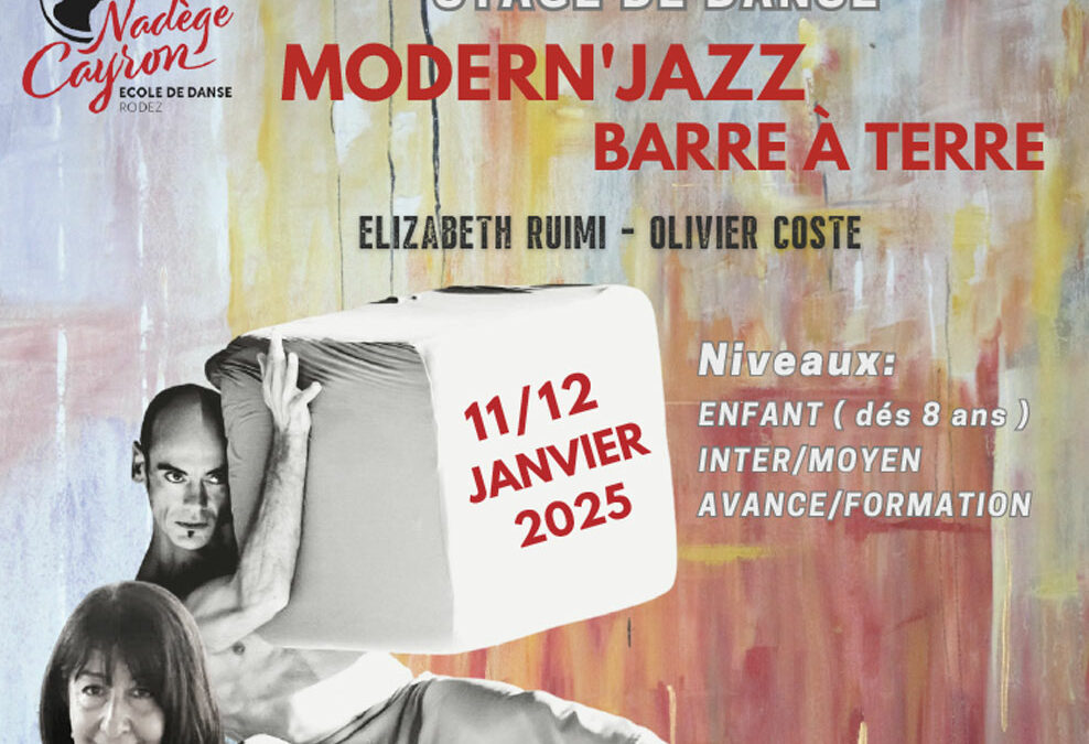 Stage de danse Modern’Jazz – Barre à terre